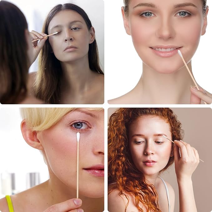 Wooden Cotton Swabs Sticks Non-Sterilized Medical Grade (1000)