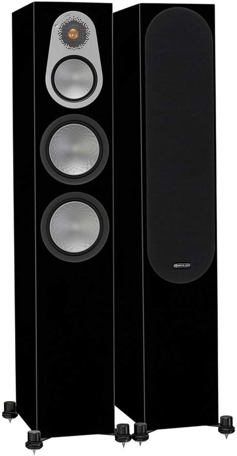 Monitor Audio Silver 300 Floorstanding Speaker (Each) - Gloss Black