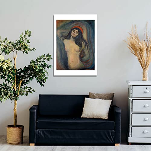 Affiche d'archivage mat Edvard Munch Madonna poster déco murale salon sans cadre - 3