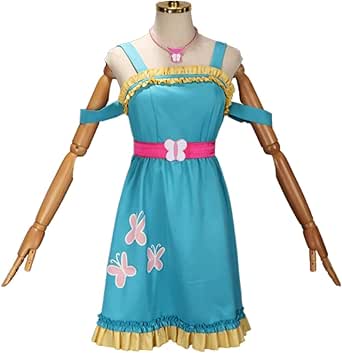 Amazon.com: Fluttershy FS Cosplay Costume Outfit Halloween Carnival cos ...