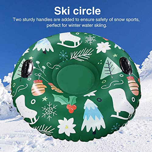 BEYST Snow Tubes,Snow Sled,Inflatable Snow Tubes for Family with 2 Handles, Snow Toy for Kids,Outdoor Sports Ski Circle - Thumbnail 7