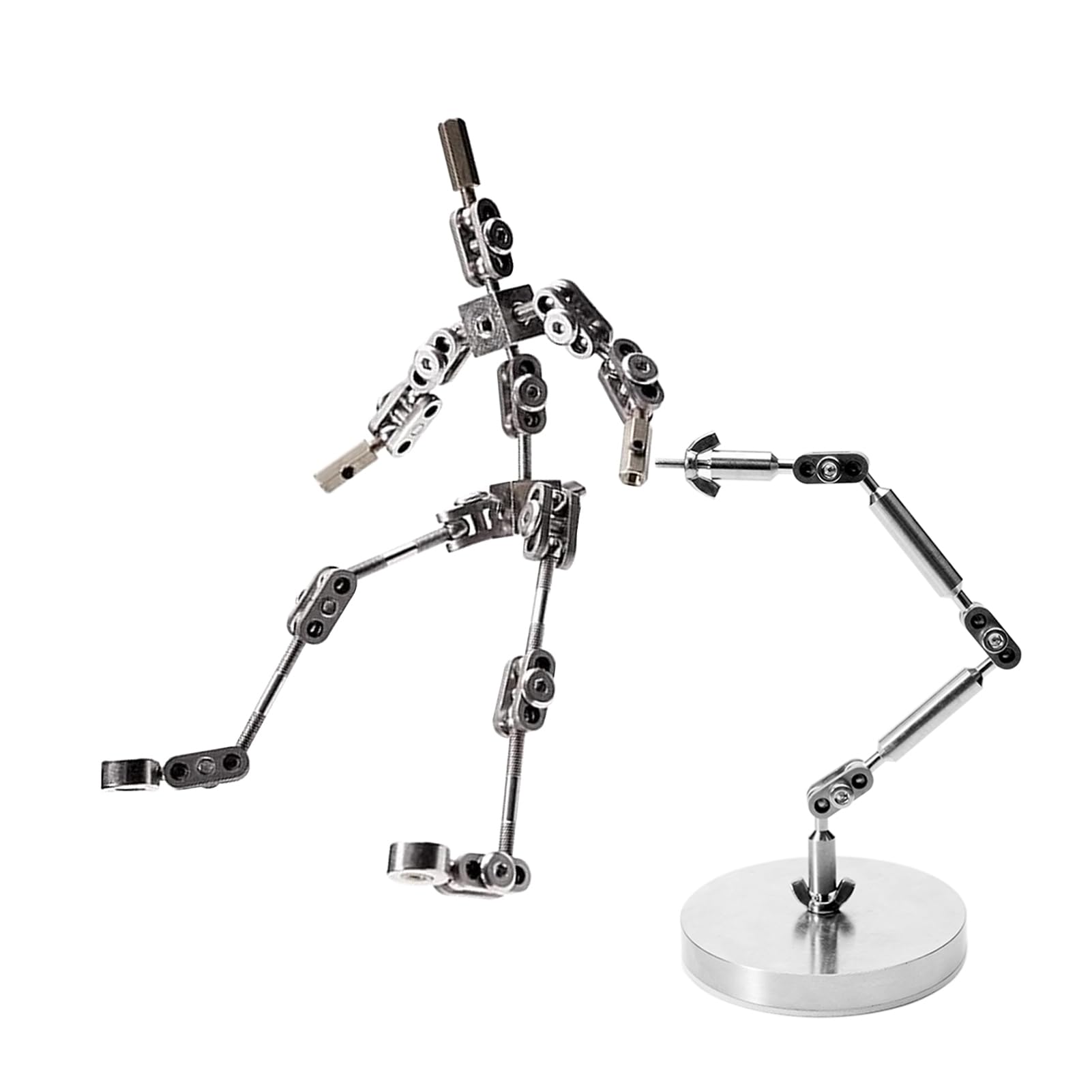 Zestawy pancerne DIY Stop Motion z metalową marionetką do tworzenia postaci, zestawy armatur do animacji Stop Motion z 5 złączami,17cm