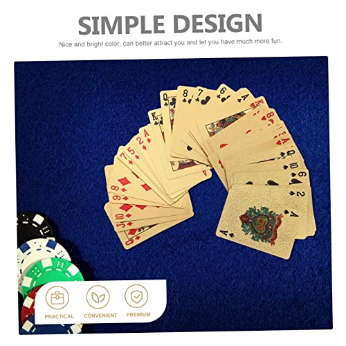 Sosoport Pokerkarte Für Partys Brettspiel-Requisite Aus PVC-Material Kartenspiel Für Unterhaltung Tragbar Für Reise Pokerkarten Für Desktop-Spielen – Bild 4