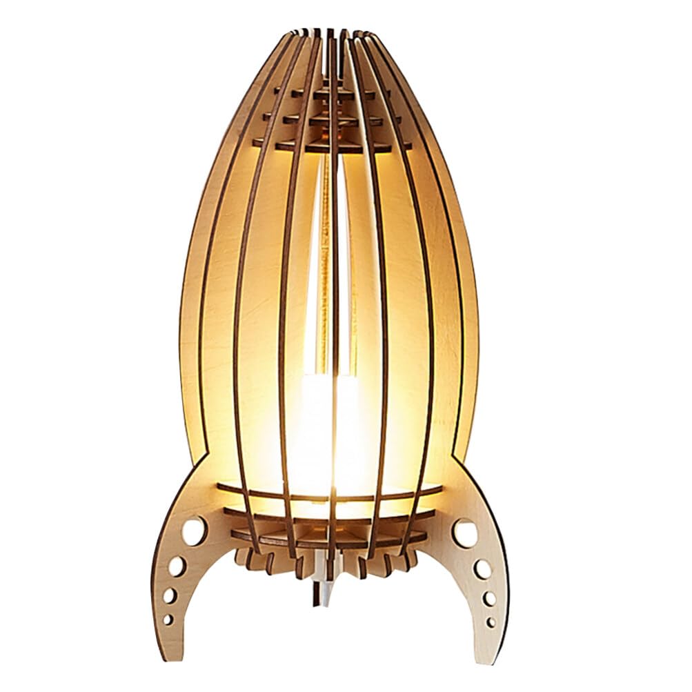 OSALADI Rocket Shaped Lights Rocket Night Light Bedside Night Light Space Light Space Shuttle USB Rechargeable Led Lamp Decorative for Bedroom Boys