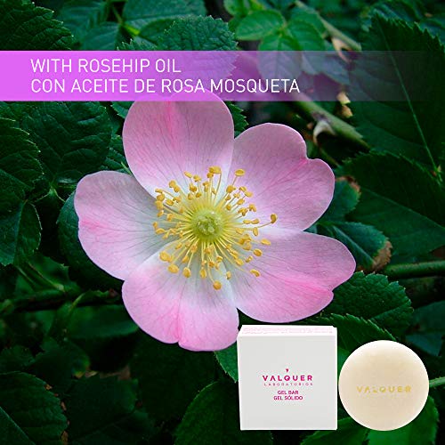 Valquer Laboratorios Solid Body Gel, Mosque Rose Oil for Sensitive Skin Repairs and Moisturizes Skin, Vegan, Soap-Free - Image 4