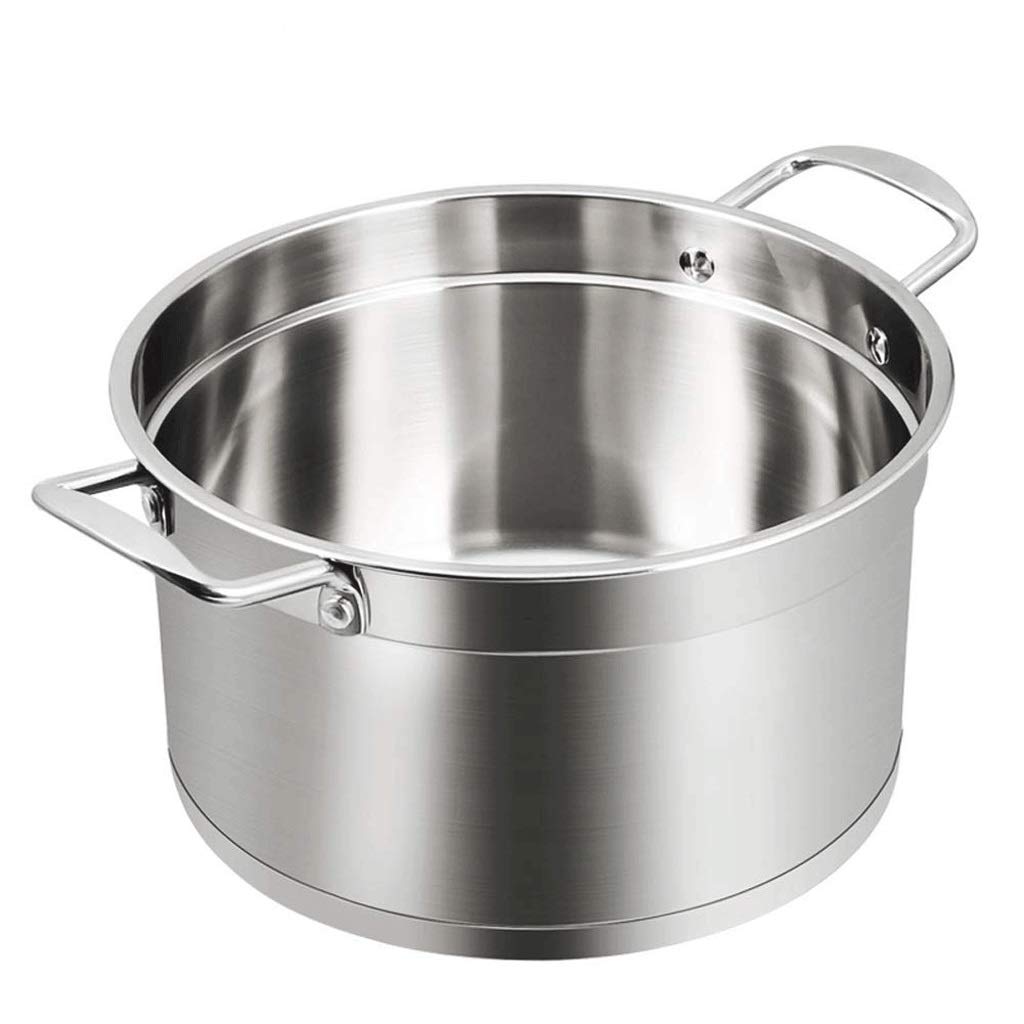 Generico Pentola Classica in Acciaio Inox con cestello per la Cottura a Vapore e Inserto per la Pasta
