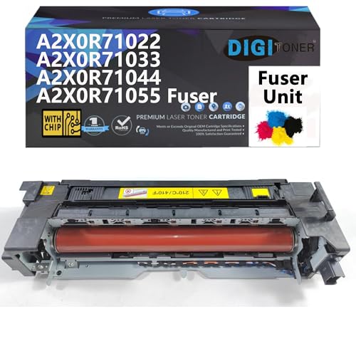 DIGITONER A2X0R71022 Fuser Unit Replacement for Konica Minolta A2X0R71022 A2X0R71044 A2X0R71055 A2X0R71033 Fuser Unit Compatible with 654 754 C654 C754 Printers,110V (1-Pack)