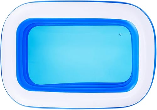 Miniatura 6 de Piscina para niños y adultos, 120 x 70 x 22 pulgadas, tamaño completo, piscina inflable para niños, patio trasero, fiesta acuática de verano al aire