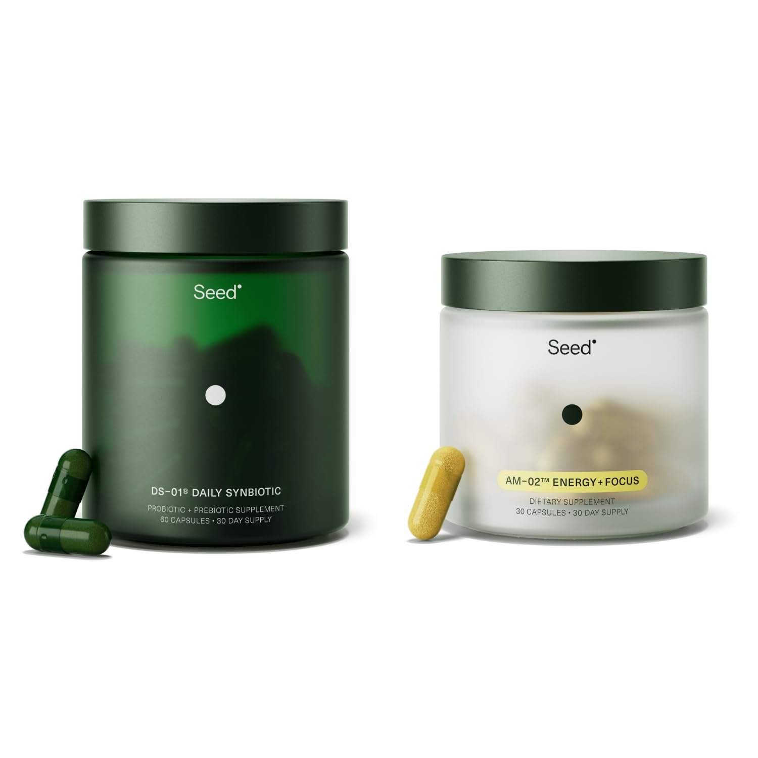 Amazon.com: Seed DS-01 Daily Synbiotic & AM-02 Energy + Focus