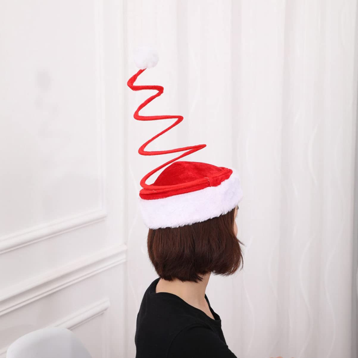 TOPBATHY 6 Piezas Gorro de Papá Noel Navideño de Primavera Divertido para Fiestas Gorro de Fiesta de Primavera Estilo Aleatorio