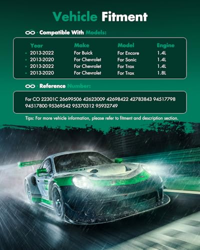 Image of SCITOO AC Compressor for Buick for Encore 1.4L 2013-2022 | Fast Cooling, Ultra Low Noise (≤72 dB)Air Conditioner Compressor with Clutch, Easy Installation, 26699506 42623009 42698422