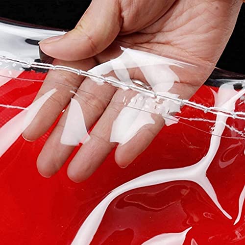 Cortinas divisorias impermeables de lona transparente protectora para pérgolas 5