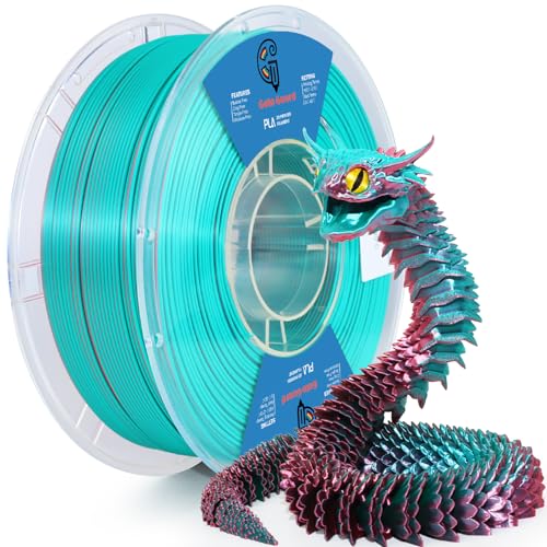 Goto Guard Dual Color Silk PLA 3D Printer Filament 1.75mm, Multicolor 3D...