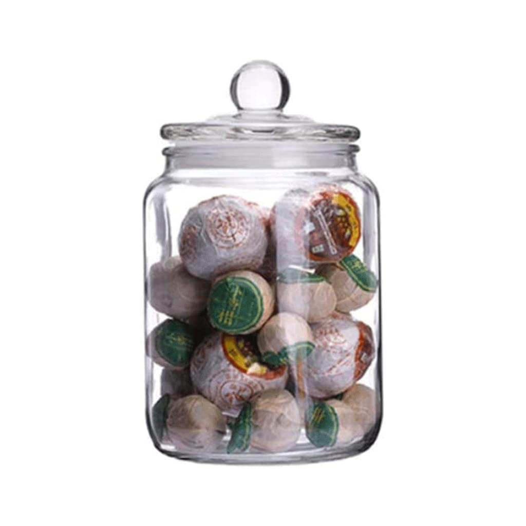 Contenitore in Vetro con Coperchio Contenitore per Zucchero e Sale Dispenser per Alimenti per condimenti