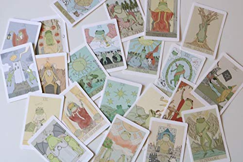 Amazon.co.jp: カエルタロットカード・オラクルカード22枚 カエル
