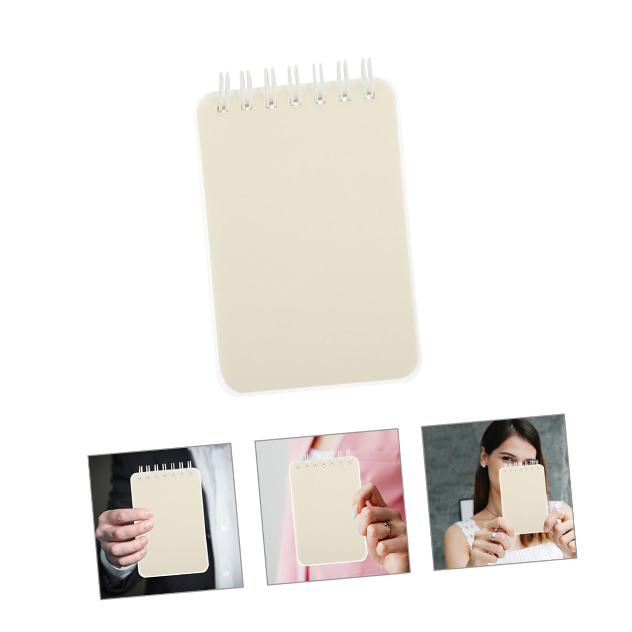 NUOBESTY 5 Ensembles Livre De Bobine A7 Cahier De Poche Pour Enfants Cahiers En Vrac Joli Journal Ligné Cahier À Spirale Carnet De Notes Cahier Petit Cahier Ligné Pp Blanche 6 Pièces * 5