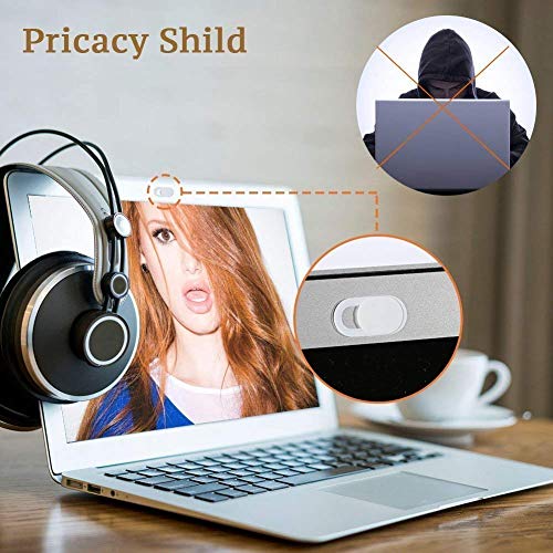 Image of Webcam Cover Slider, Laptop Camera Cover Anab GI 0.027in Ultra-Thin Fits Echo Spot Smartphones Tablet