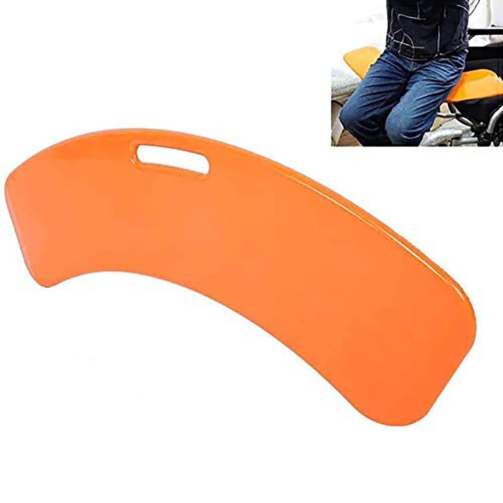 Tablero de Transferencia, Dispositivo de Asistencia Deslizante para transferir al Paciente de la Silla de Ruedas a la Cama, bañera, Inodoro, automóvil, Plataforma de Transporte Deslizante(Orange)