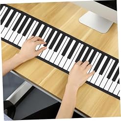 JOINPAYA 88 Rouleaux Clavier De Piano Roulé À La Main 88 Touches Instrument De Musique Piano Portable Piano Enroulable Pliable En Silicone 88 Touches Piano Électronique Pianos Piano - Les Beatles, Paul McCartney, John Lennon, RIngo Starr, George Harrison JOINPAYA 88 Rouleaux Clavier De Piano Roulé À La Main 88 Touches Instrument De Musique Piano Portable Piano Enroulable Pliable En Silicone 88 Touches Piano Électronique Pianos Piano – Image 5