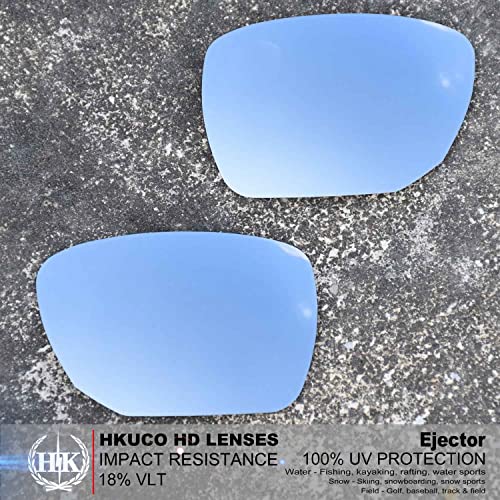 Objectifs Oakley Ejector OO4142 rouge bleu : verres de rechange solaires performants - 2
