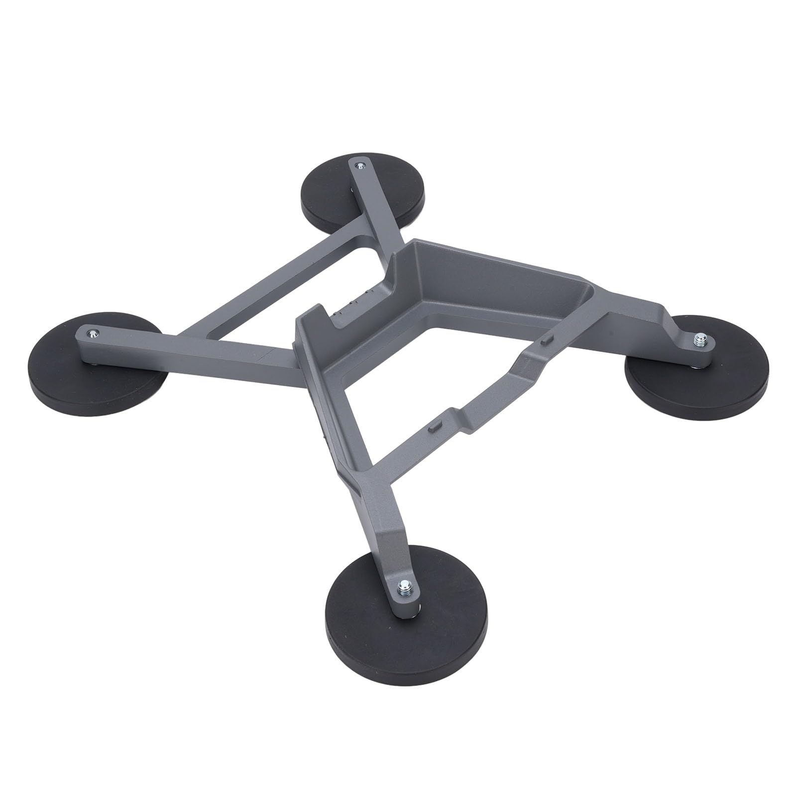 plplaaoo Soporte Rectangular con Ventosa para satélite, ángulo Ajustable, Fuerte Capacidad de Carga, Soporte para Techo Solar de Coche para recepción de Mini señal, aleación de Aluminio,