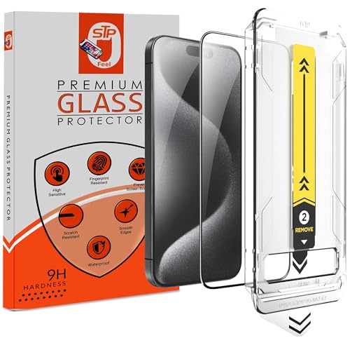 Image of STP FEEL EZEE Premium Tempered Glass Guard For iPhone 17 Pro (6.3 Inch, Pack of 1) Screen Protector Guard with Easy Applicator