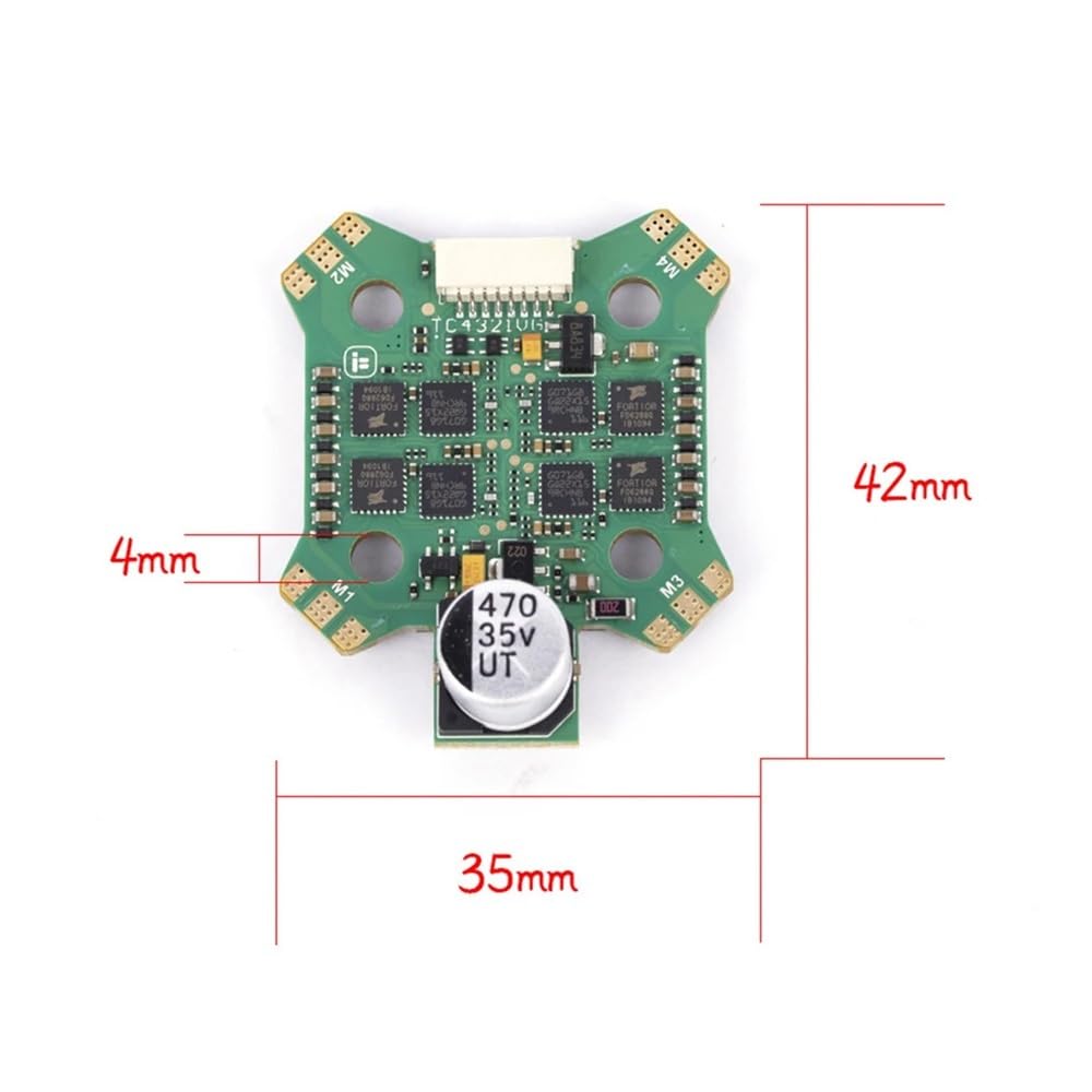 Stack ESC 4 in 1 BLITZ F7 FC E55A for drone FPV(BLITZ Mini E55A ESC)