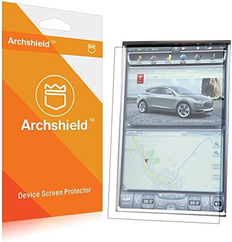 Tesla Screen Protector - Tesla Model S Premium High Definition (HD) Clear Screen Protector 2-Pack - Retail Packaging