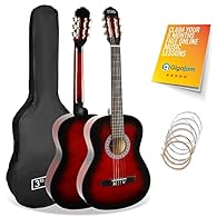 BEGINNER GUITAR BUNDLE – This classical guitar bundle by 3rd Avenue has everything you need to get started, including a lightweight carry bag and a set of spare strings 3/4 SIZE GUITAR – 3/4 size right–handed Classical Spanish guitar fitted with low ...