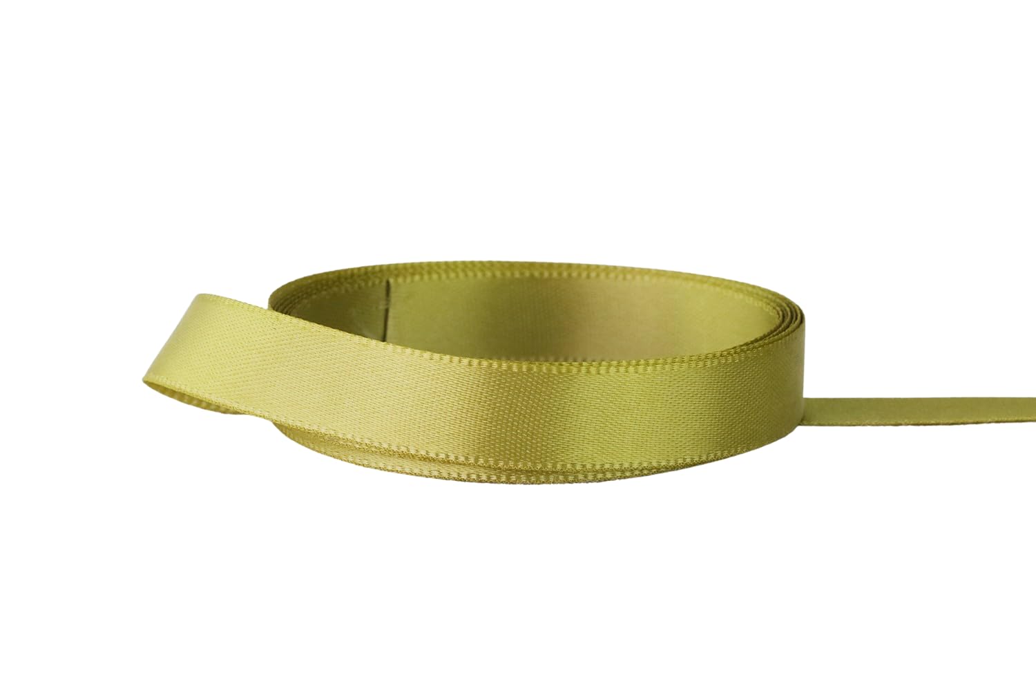 Ribbon Bazaar Double Faced Satin - Premium Gloss Finish - 100% Polyester Ribbon for Gift Wrapping, Crafts, Scrapbooking, Hair Bow, Decorating &amp; More - 3/8" Green Ice 50yd Spool