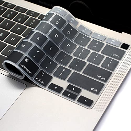 Image of Oaky Keyboard Protector MacBook Pro 14 inch /16 inch M1 /M2 /M3 Pro /Max Chip 2021-2024 Release [A2918 A2992 A2779 A2442 A2991 A2780 A24858] Keyboard Skin Guard - Silicon Grey