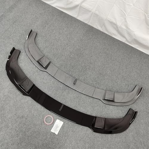 Diffuseur avant BMW E60 E61 Pack M lame de pare-chocs noir brillant 2005-2010 - 6