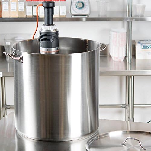 Miniatura 2 de Royal Industries Olla clásica con tapa, 100 cuartos de galón, 19.7 in x 19.7 in de altura, acero inoxidable, grado comercial - Certificado NSF