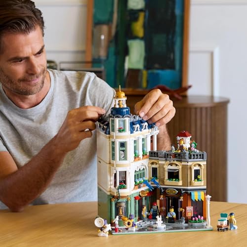 Image of LEGO Icons Shopping Street DIY Model Building Kit - Collectible Building Set for Adults - 11371