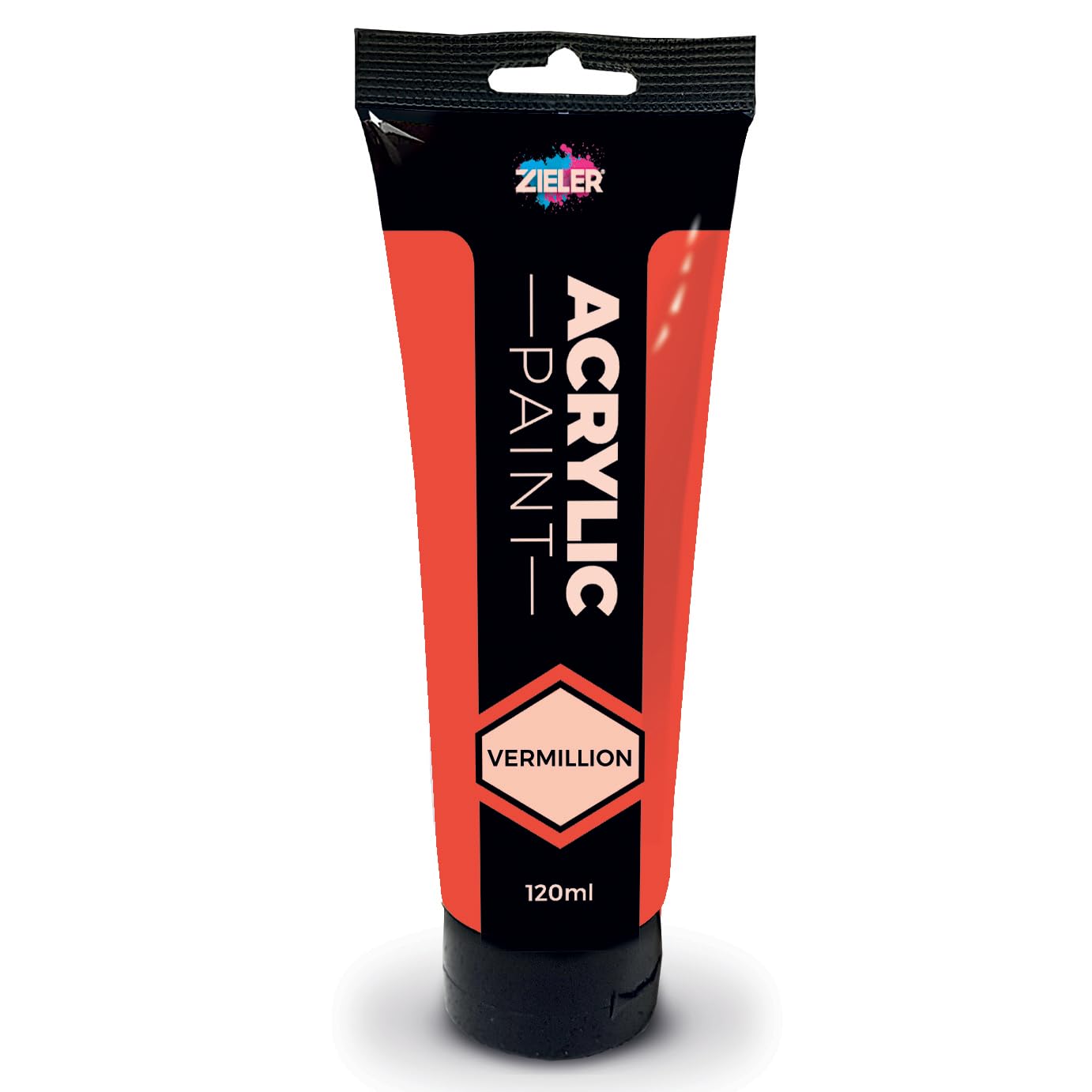 Zieler 120ml Acrylic Paints (Vermilion)