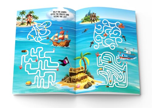 Image of Maze Books for Kids | 101 Maze Puzzle for Kids | Activity Book to Improve Logic, Motor Skills & Concentration | Ages 5 - 10 Years