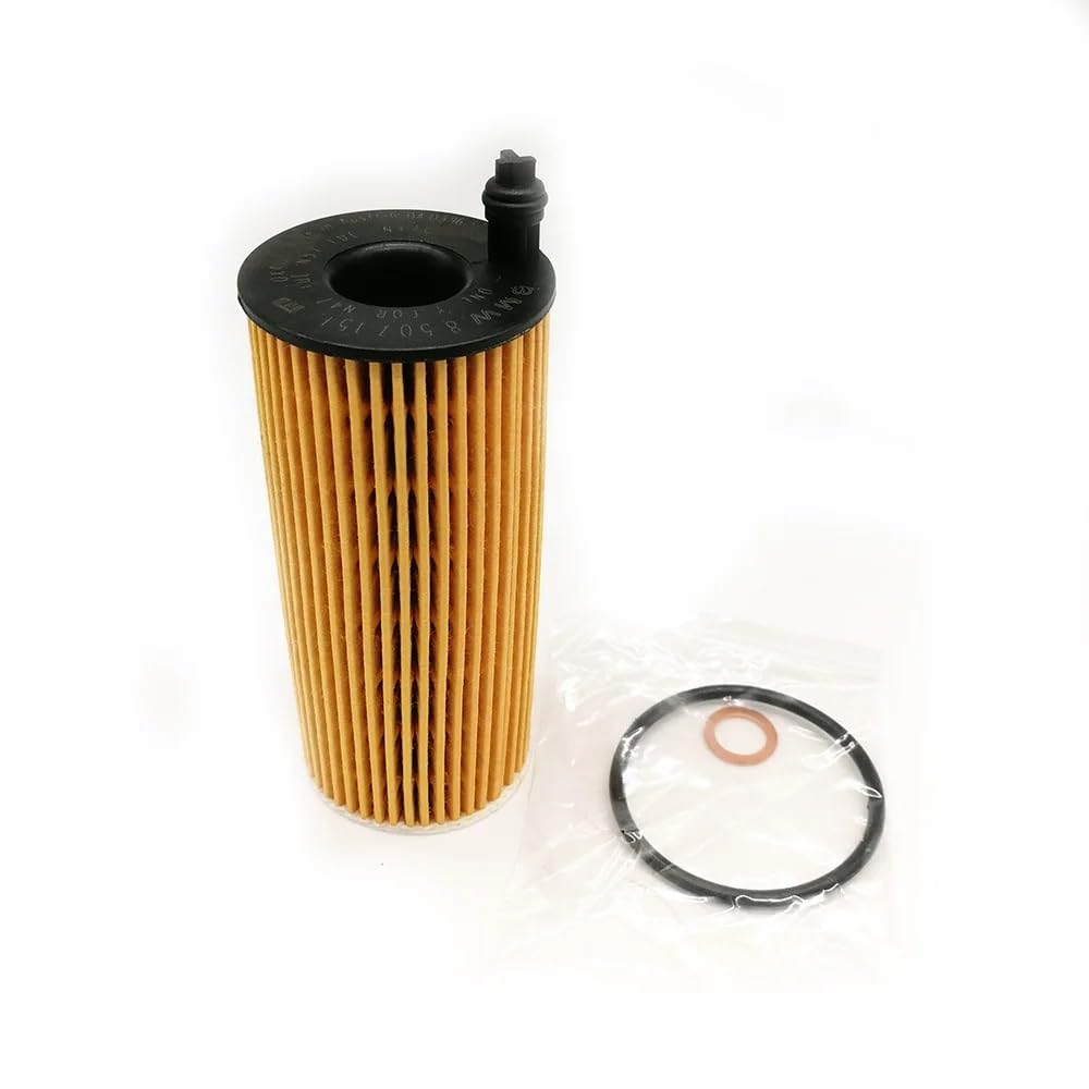 filtro de aceite del coche Filtro de aceite de motor (6/3/1 piezas) compatible con N57 3.0L N47 2.0L 11428507683 X5 X3 328d 535d F06 F15 F21 F22 F34 F35 F80(6Pcs)