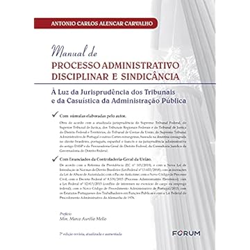 Capa do livro Manual de processo administrativo disciplinar e sindicância: À Luz da Jurisprudência dos Tribunais e da Casuística da Administração Pública