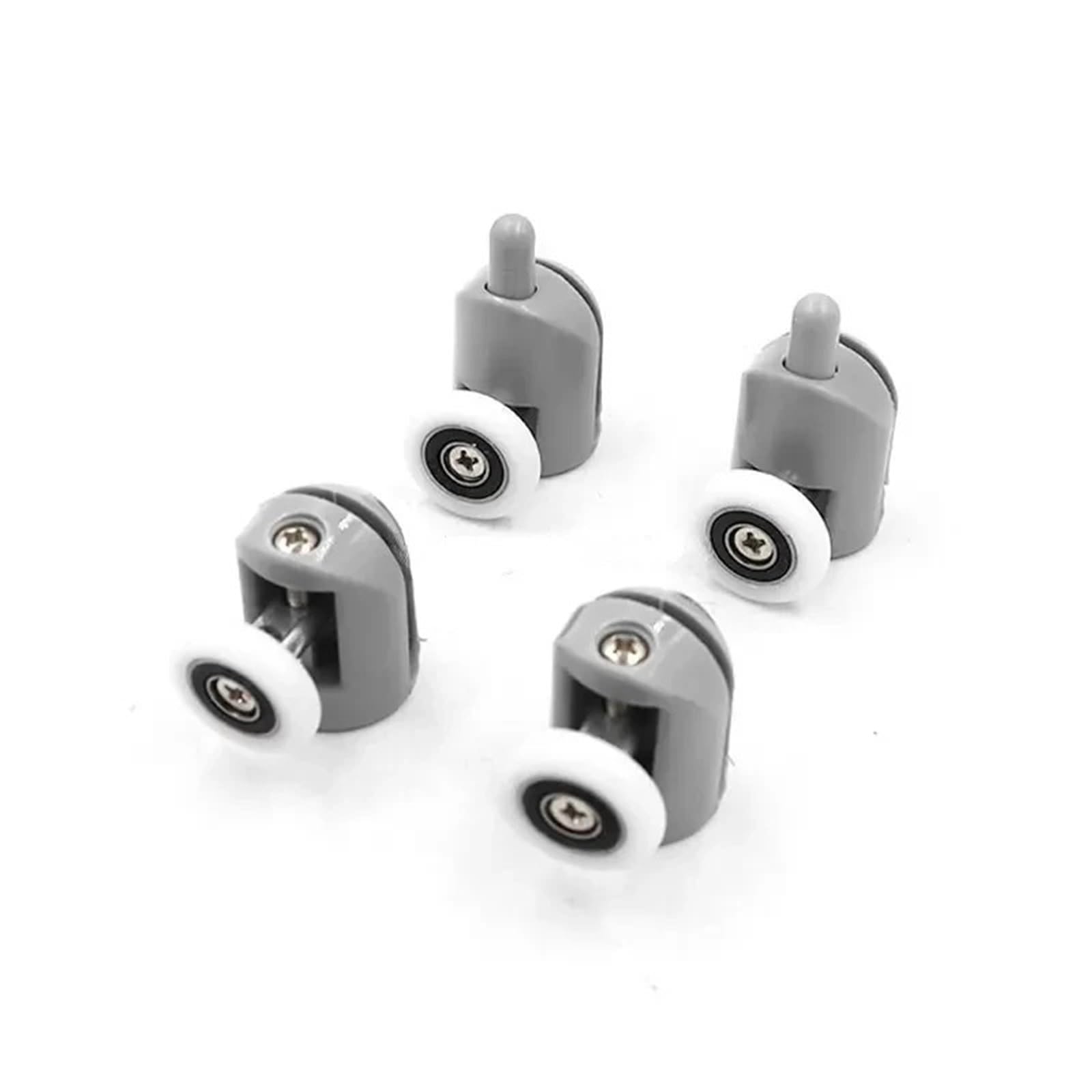 Ghhzml 2 Upper 2 Lower Shower Door Rollers 4-Piece Of Shower Enclosure Pulley/Roller(,23.0Mm)