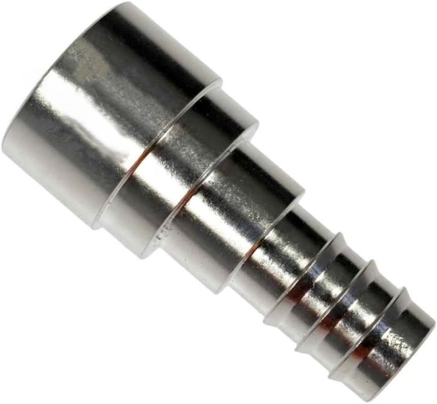 KarParts360 For GMC Yukon XL 1500 2003-2009 Metal Heater Hose Connector | Aluminum Material | Silver | Quick Disconnect Fitting Attachment End 2 | Replacement For 15059583