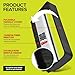 Side A Vinyl Record Brush with Soft Carbon Fibre Bristles, Anti-Static, Gentle Cleaning & Dusting- Essential Record Player Accessory