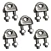 AB Tools 3mm Wire Rope/Cable Grip/Clamp Stainless Steel 316 Marine Grade 5 Pack