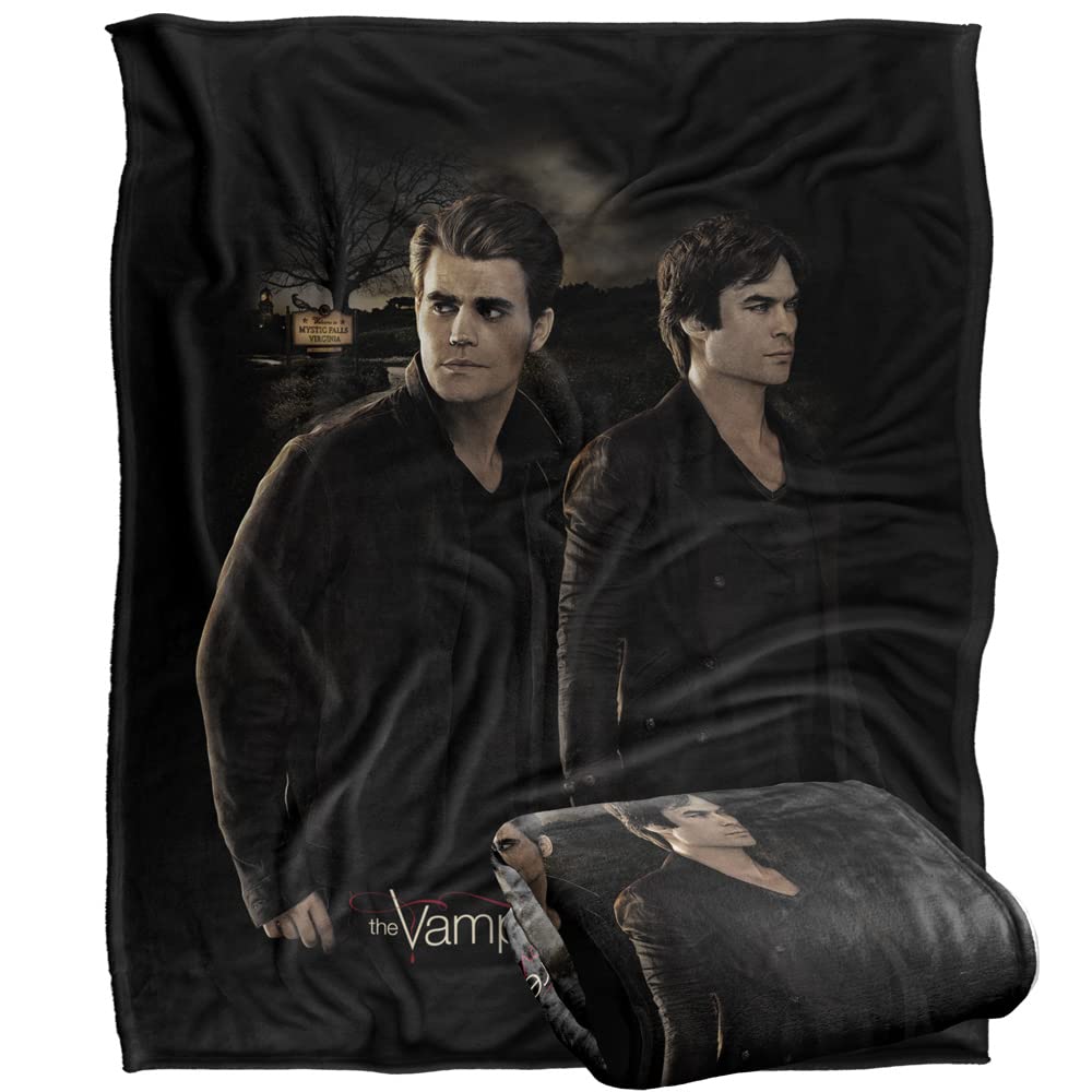 Vampire Diaries Brothers Officially Licensed Silky Touch Super Soft Throw Blanket 50" x 60"
