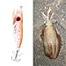 Alomejor 6 UNIDS Pesca Luminoso Camarón Señuelo 10 cm Duro Artificial Duro...