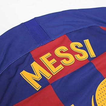 Mサイズ 正規品 新品未使用タグ付 05/06バルセロナ メッシ Amazon | 復古版 バルセロナ ユニフォーム ホーム 背番号10 メッシ 背