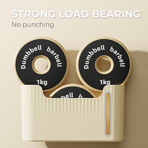 Miniatura 5 de Organizador de bolsas de basura montado en la pared con 5 rollos de bolsas de basura, soporte autoadhesivo para bolsas de plástico, dispensador de