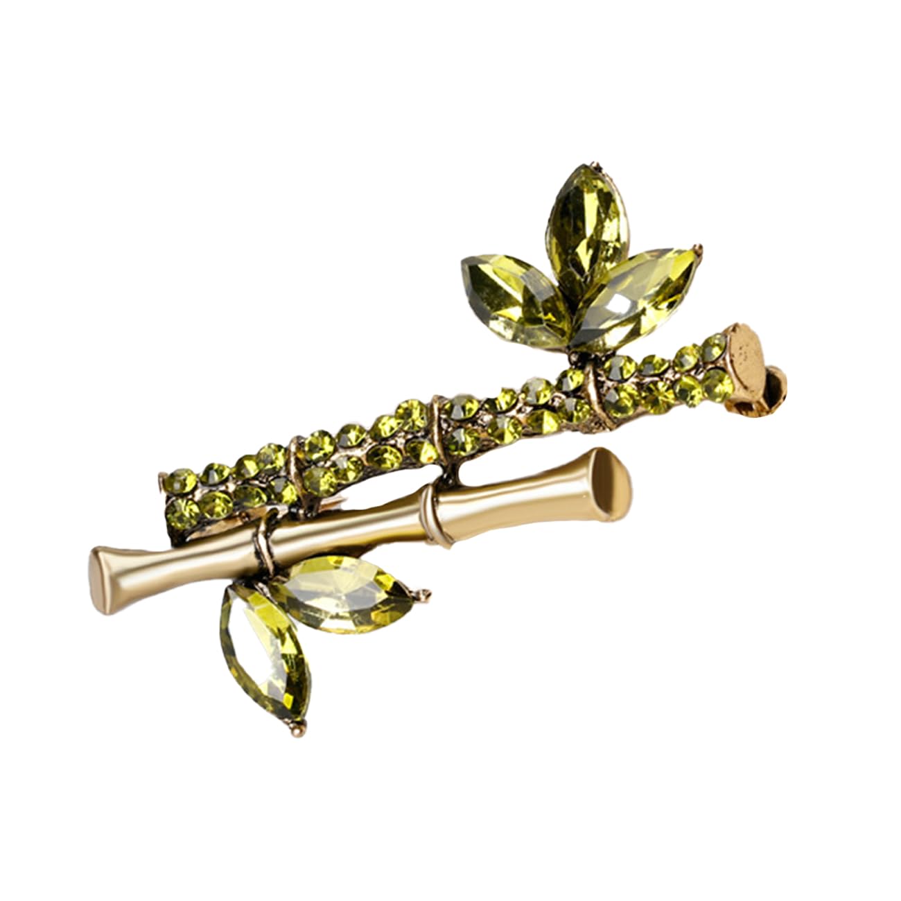 FAIRYGATE Rhinestone Brooch Clothing Jewellery Accessories Fashion Elegant Shiny Crystal Teardrop Brooches Wreath Pendent Lapel Pin，B36 - 5