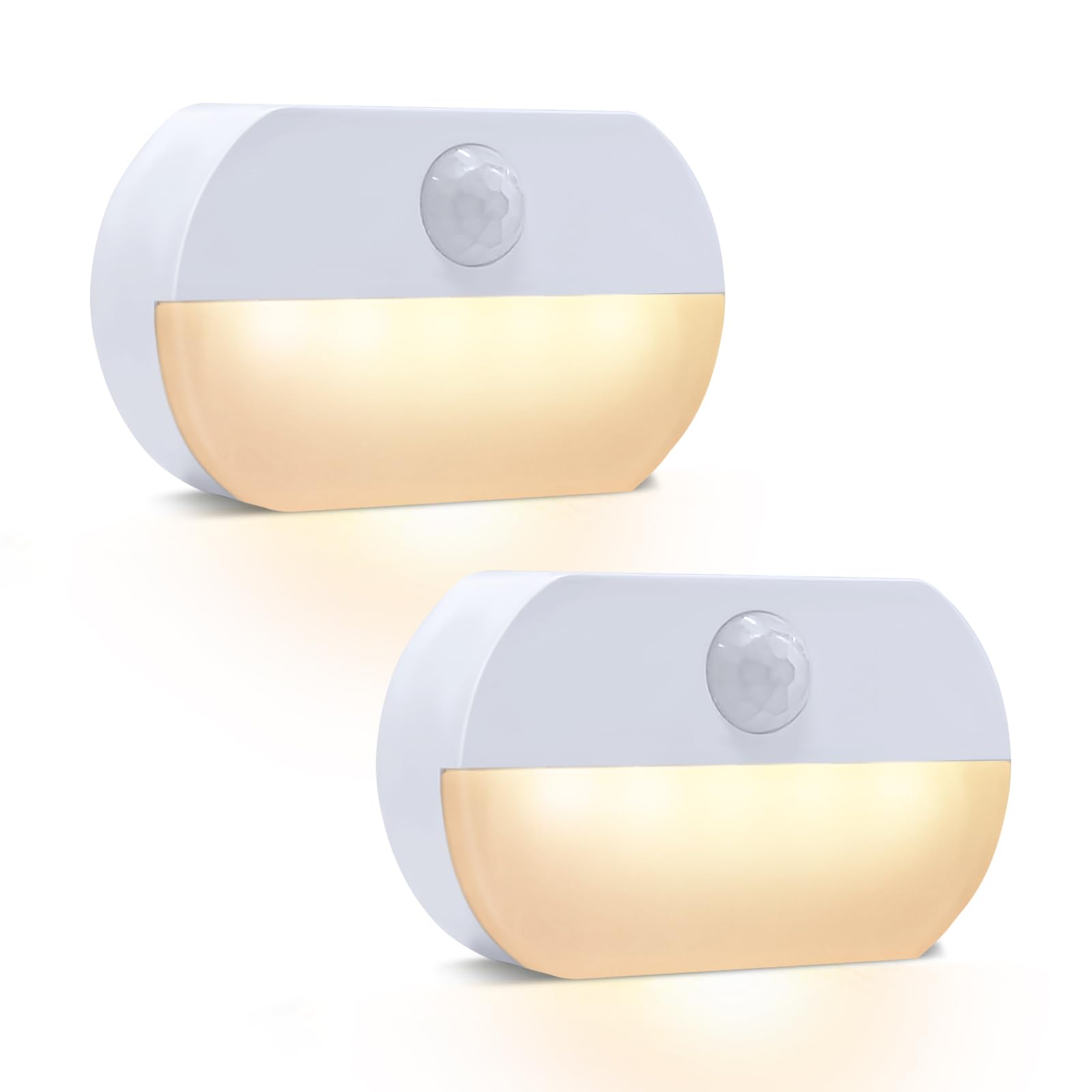 Amazon.co.jp : AmmToo Led センサーライト 電池式 暖色 足元灯