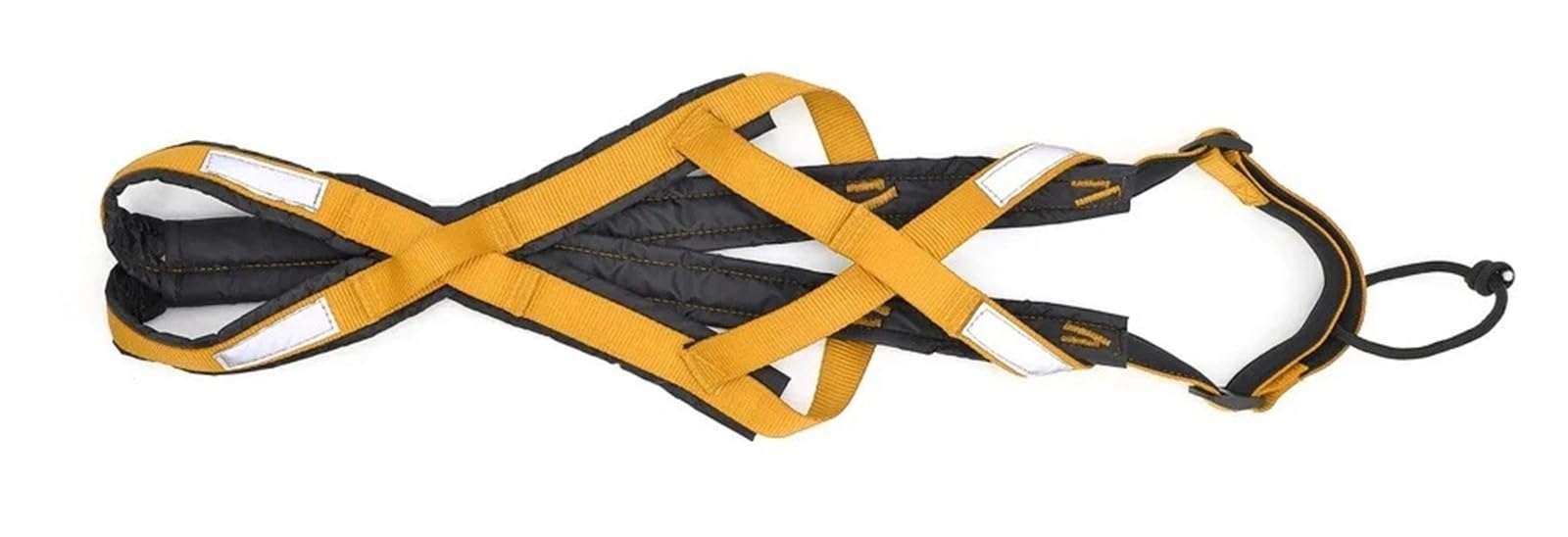 Imbracatura Per Cani Da Slitta Guinzaglio for cani da slitta, impermeabile, riflettente, for cani di grossa taglia, con gilet da rally con pesi, for addestramento animali domestici(Yellow,Chest 95 to