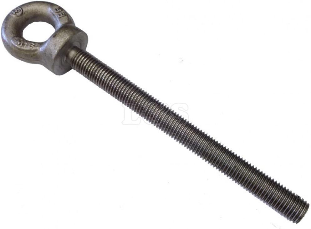 Long Shank Eye Bolt M20 1.60 Tonnes 28mm Eye 178mm Shank Amazon.co.uk